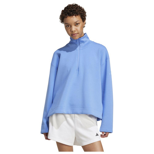 Adidas Γυναικείο φούτερ Soft Lux Quarter-Zip Sweatshit